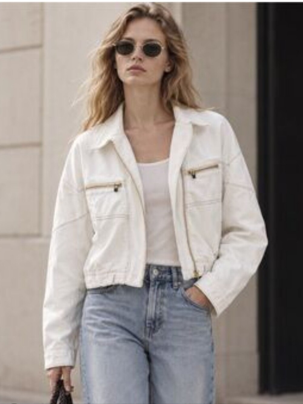 We The Free / Urban Outfitters Cropped Zip-Front Jacket NWOT